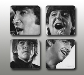 A Hard Day's Night Beatles Coasters
