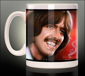 Let It Be George Harrison Beatles Coffee Mug