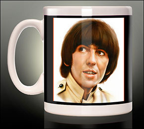 Shea Stadium George Harrison Beatles Coffee Mug
